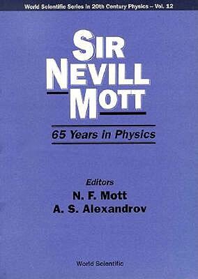 【预售】Sir Nevill Mott: 65 Years in Physics