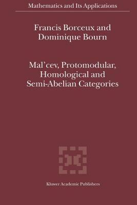 【预售】Mal'cev, Protomodular, Homological and Semi-Abelian