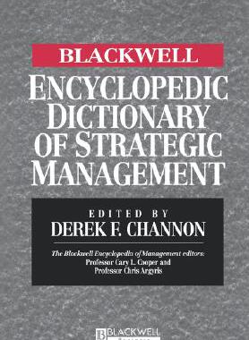 【预售】Blackwell Encyclopedic Dictionary Of Strategic