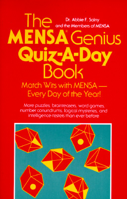 【预售】The Mensa Genius Quiz-A-Day Book