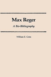 预售 Bio Max Bibliography Reger