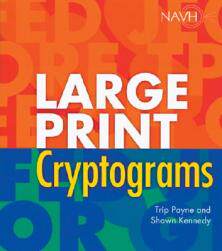 【预售】Large Print Cryptograms