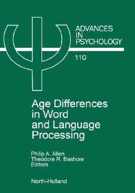 【预售】Age Differences in Word and Language Processing
