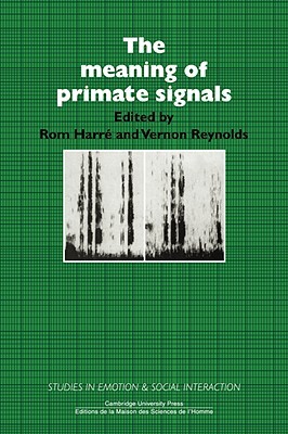 【预售】The Meaning of Primate Signals