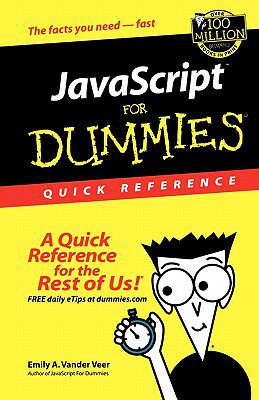 【预售】Javascript For Dummies Quick Reference