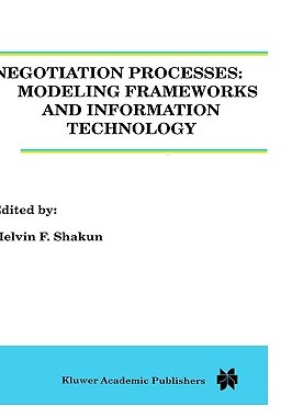 【预售】Negotiation Processes: Modeling Frameworks and