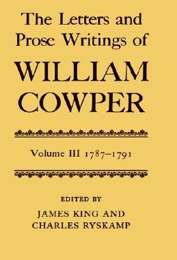 【预售】The Letters and Prose Writings of William Cowper: