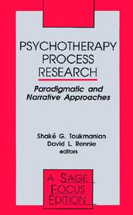 【预售】Psychotherapy Process Research: Paradigmatic and