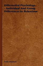 【预售】Differential Psychology - Individual and Group