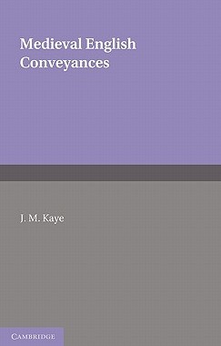 【预售】Medieval English Conveyances