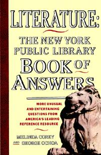 【预售】Literature: New York Public Library Book of Answers