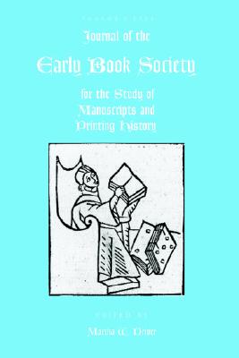 【预售】Journal of the Early Book Society Volume 9