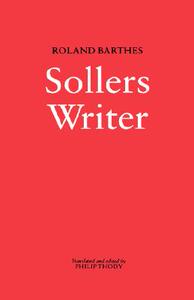 【预售】Sollers Writer