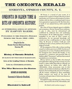 Oneonta 預(yù)售 Time Olden History Bits