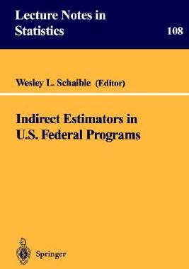 【预售】Indirect Estimators in U.S. Federal Programs