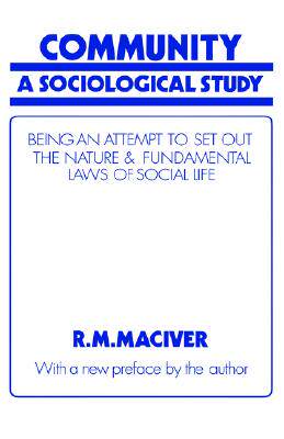 【预售】Community: A Sociological Study; Being an Attempt to