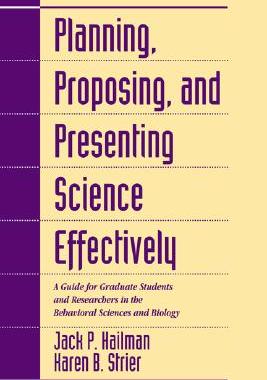 【预售】Planning, Proposing, and Presenting Science