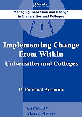 【预售】Implementing Change from Within Universities and