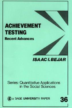 【预售】Achievement Testing: Recent Advances