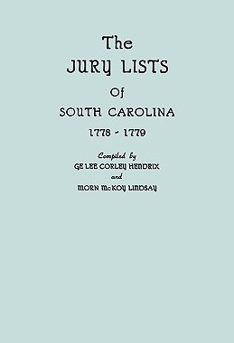 【预售】The Jury Lists of South Carolina, 1778-1779