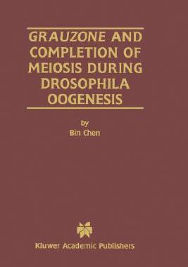 【预售】Grauzone and Completion of Meiosis During Drosophila