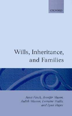 【预售】wills, inheritance, and families