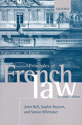 【预售】Principles of French Law