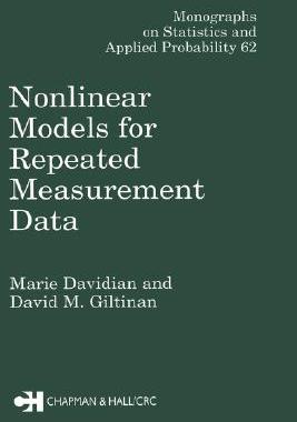 【预售】Nonlinear Models for Repeated Measurement Data