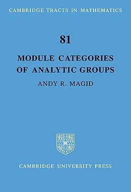 【预售】Module Categories of Analytic Groups