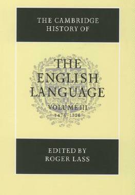 【预售】Camb History English Language Vol 3