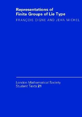 【预售】Representations of Finite Groups of Lie Type