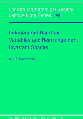 【预售】Independent Random Variables and Rearrangement
