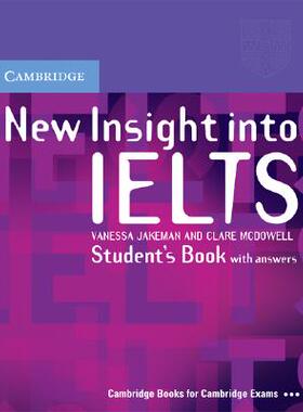 【预售】New Insight Into IELTS: student's book with answers