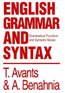 【预售】English Grammar and Syntax: Grammatical Functions