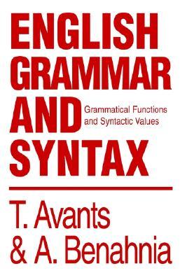 【预售】English Grammar and Syntax: Grammatical Functions