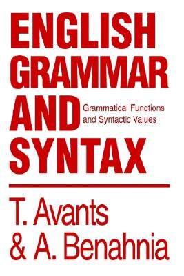 【预售】English Grammar and Syntax: Grammatical Functions