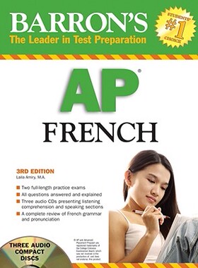 【预订】Barron's AP French [With 3 CD (Audio)]