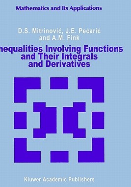 【预售】Inequalities Involving Functions and Their Integrals
