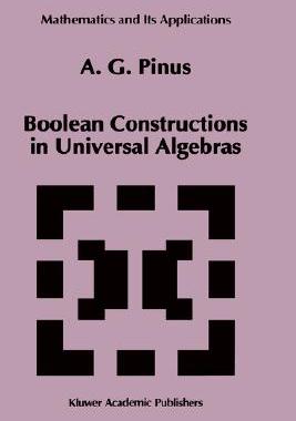 【预售】Boolean Constructions in Universal Algebras