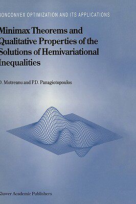 【预售】Minimax Theorems and Qualitative Properties of the