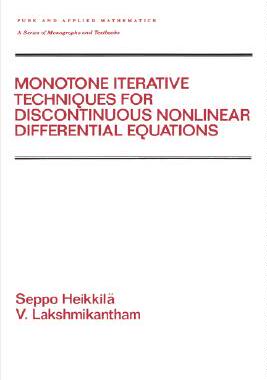 【预售】Monotone Iterative Techniques for Discontinuous