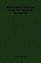 【预售】Differential Equations from the Algebraic Standpoint