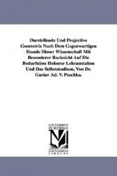 【预售】Darstellende Und Projective Geometrie Nach Dem