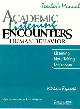 【预售】Academic Listening Encounters: Human Behavior