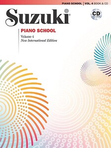 【预售】Suzuki Piano School, Vol 4: Book & CD