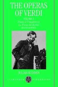 【预售】The Operas of Verdi: Volume 2: From Il Trovatore to