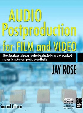 【预售】Audio Postproduction for Film and Video [With CD]
