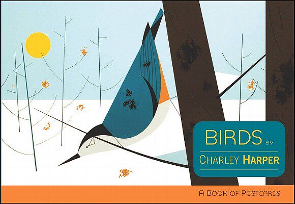 【预售】Charley Harper: Birds: A Book of Postcards