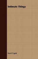 【预售】Intimate Things