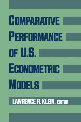 【预售】Comparative Performance of U.S. Econometric Models